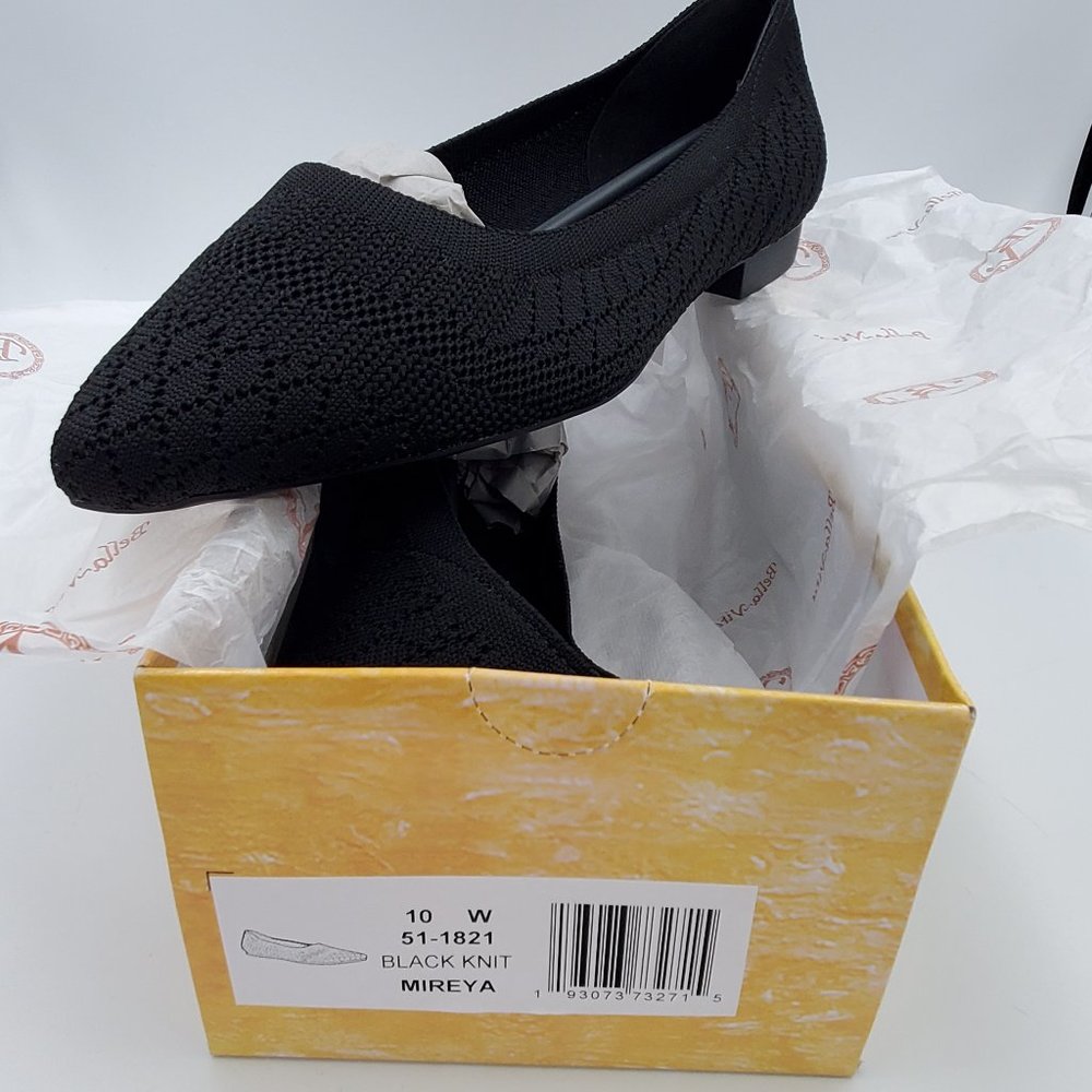 Women's Bella virta 'Mireya' Flat shoes Black Size 10W